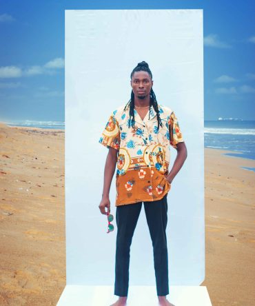 Warm orange and Cream Hues Beach wear