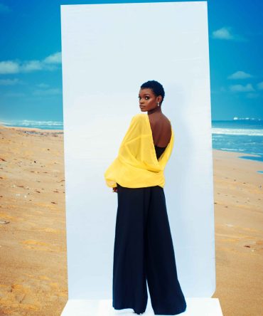 Female Yellow Beach Wear